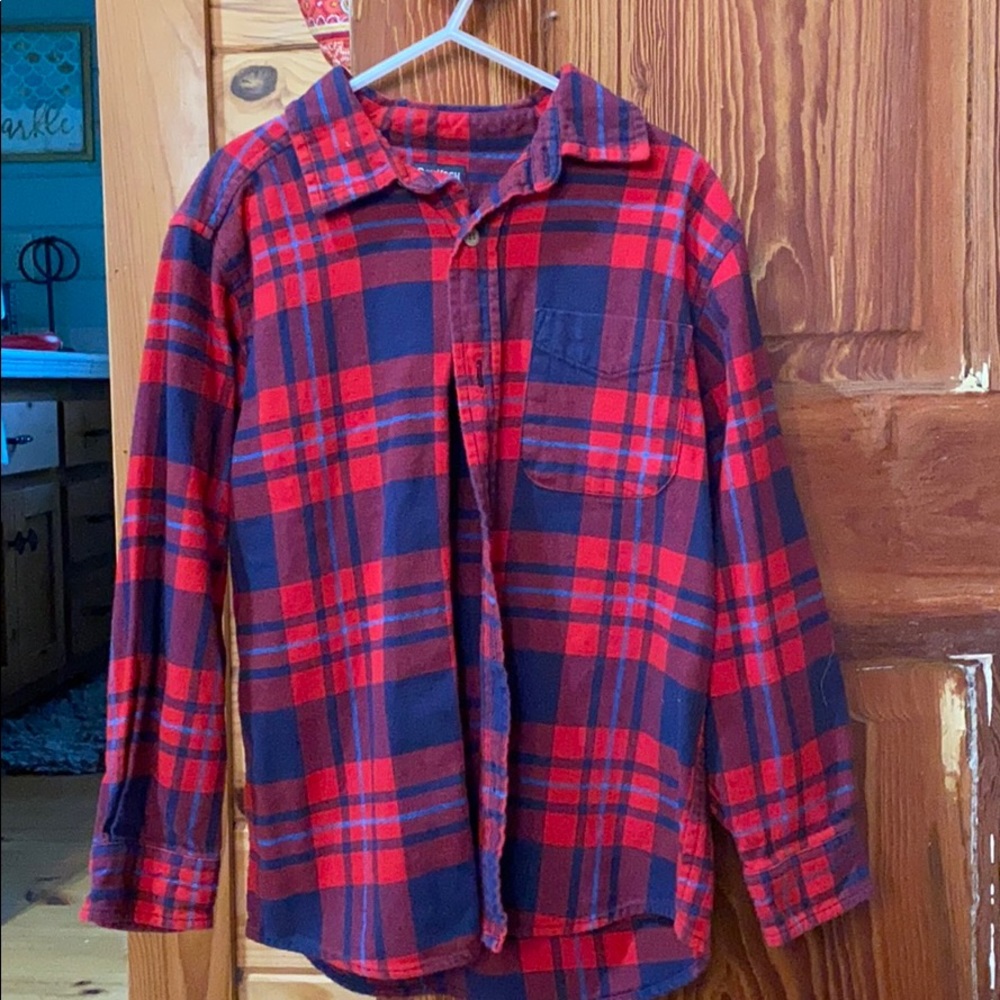 Oshkosh youth size 7 button up shirt